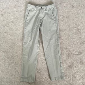 Lululemon Commission Pant Slim Canvas Silver Spoon